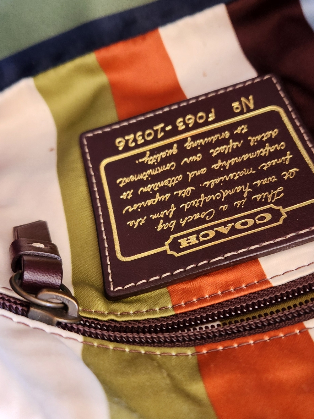 Coach 10326 Vintage Cognac 65th Anniversary Legacy Leigh Leather Satchel - Picture 6 of 8